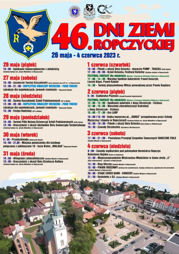 Dni Ziemi Ropczyckiej - szczegółówy program obchodów
